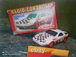Vintage Peugeot 504 Toy Car Joustra Slg 118 Batt. Operated Jouet France Remote