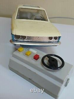Vintage Peugeot 504 Toy Car Joustra Slg 118 Batt. Operated Jouet France Remote