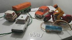 Vintage Peugeot 504 Toy Car Joustra Slg 118 Batt. Operated Jouet France Remote