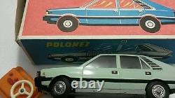 Vintage Peugeot 504 Toy Car Joustra Slg 118 Batt. Operated Jouet France Remote