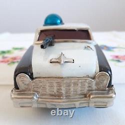 Vintage Police Tin Toy Car Bump N Go Ko Yoshiya 6 Inches Long Made In Japan