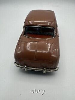 Vintage Renault Dauphine Tin Toy Car Friction Vehicle Japan Bandai 8'' (l5)