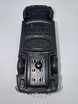 Vintage Renault Dauphine Tin Toy Car Friction Vehicle Japan Bandai 8'' (l5)