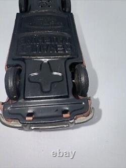 Vintage Renault Dauphine Tin Toy Car Friction Vehicle Japan Bandai 8'' (l5)