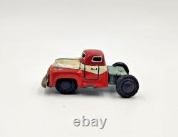 Vintage SSS Japan Friction Tin Cars 4 in 1 Friction Truck Assortment