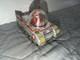 Vintage Space Patrol Tin Friction Toy Tank Car Japan 5 Space Vehicle Astronaut