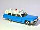 Vintage Tomica Diecast Car Cadillac Ambulance Custom Made Blue & White