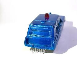 Vintage TOMICA Diecast Car CADILLAC AMBULANCE CUSTOM MADE METALLIC BLUE