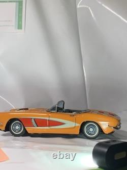 Vintage Tin Bandai Car Numbered Edition Orange One