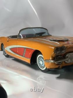 Vintage Tin Bandai Car Numbered Edition Orange One