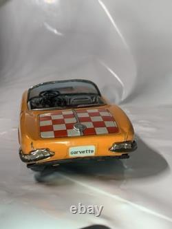 Vintage Tin Bandai Car Numbered Edition Orange One