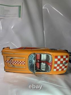 Vintage Tin Bandai Car Numbered Edition Orange One