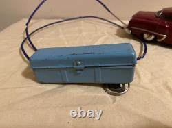 Vintage Tin Battery Operated Toy Car Japan 1950's av-09