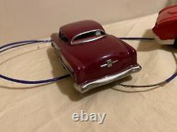 Vintage Tin Battery Operated Toy Car Japan 1950's av-09