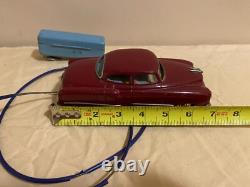 Vintage Tin Battery Operated Toy Car Japan 1950's av-09