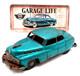 Vintage Tin Toy Car 1940s Style Buick Sedan Friction Retro Car With Tin Tray