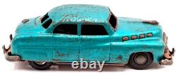 Vintage Tin Toy Car 1940s Style Buick Sedan Friction Retro Car with Tin Tray