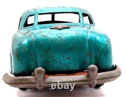 Vintage Tin Toy Car 1940s Style Buick Sedan Friction Retro Car with Tin Tray Vintage Tin Toy Car 1940s Style Buick Sedan Friction Retro Car with Tin Tray