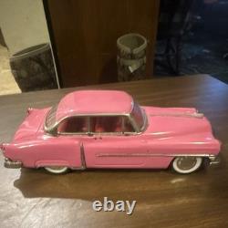 Vintage Tin Toy Car Pink 1950 Classic Vehicle for Ages 17 Years & Up