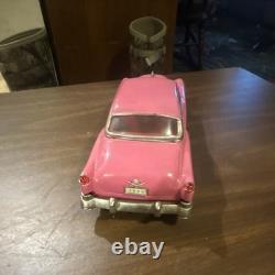 Vintage Tin Toy Car Pink 1950 Classic Vehicle for Ages 17 Years & Up