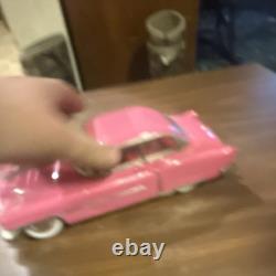 Vintage Tin Toy Car Pink 1950 Classic Vehicle for Ages 17 Years & Up