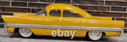 Vintage USSR Soviet Friction Tin Toy Lincoln Futura Toy Car Yellow 11