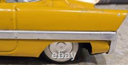 Vintage USSR Soviet Friction Tin Toy Lincoln Futura Toy Car Yellow 11