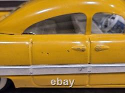Vintage USSR Soviet Friction Tin Toy Lincoln Futura Toy Car Yellow 11