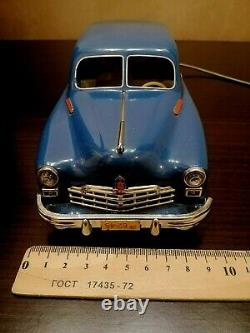 Vintage USSR ZIM Tin Toy Car Limo Tin Car with remote control. Box and papers