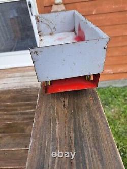 Vintage Wyandotte Red/Yellow Side Dump Truck Pressed Steel