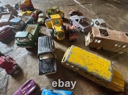 Vintage toy vehicles cars and planes lot of 35 various as shown