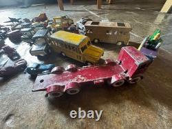 Vintage toy vehicles cars and planes lot of 35 various as shown