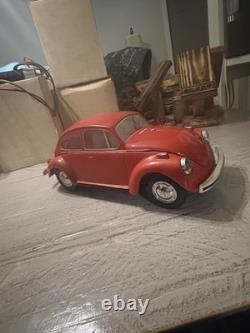 Volkswagen Vintage Tin Red Beetle Toy Car Vehicle Ages 4-7 8-11 Years