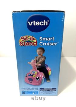 Vtech Sit-to-stand Smart Cruiser Pink Ride-on Toy Car Activity Center New