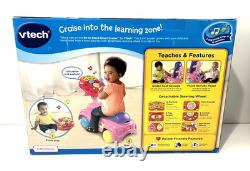 Vtech Sit-to-stand Smart Cruiser Pink Ride-on Toy Car Activity Center New