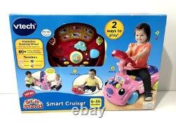 Vtech Sit-to-stand Smart Cruiser Pink Ride-on Toy Car Activity Center New