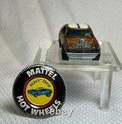 Vtg 1969 Mattel Hot Wheels Redline Heavy Chevy With Button Pin Car Vehicle