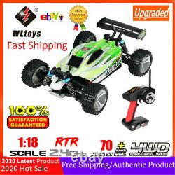 WLtoys A959-B 1/18 Scale 4WD RC Car 70KM/h High Speed Off-road Vehicle RTR