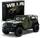 Willis 4x4 Off-road Car Building Set, Nf10324 Military-style Vehicle Model Set