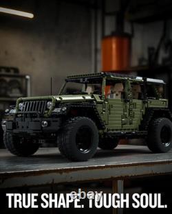 Willis 4X4 Off-Road Car Building Set, NF10324 Military-Style Vehicle Model Set