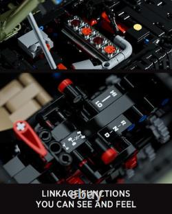 Willis 4X4 Off-Road Car Building Set, NF10324 Military-Style Vehicle Model Set