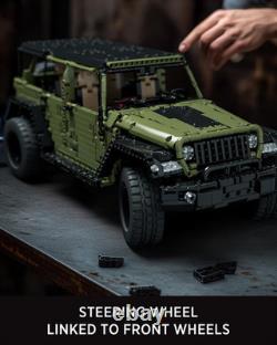 Willis 4X4 Off-Road Car Building Set, NF10324 Military-Style Vehicle Model Set