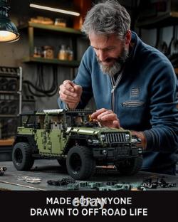 Willis 4X4 Off-Road Car Building Set, NF10324 Military-Style Vehicle Model Set