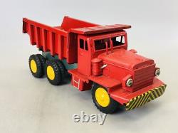 Y6631 TIN TOY Truck lorry car vehicle box Japan antique vintage interior decor