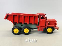 Y6631 TIN TOY Truck lorry car vehicle box Japan antique vintage interior decor