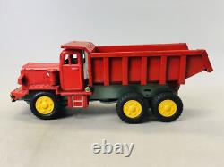 Y6631 TIN TOY Truck lorry car vehicle box Japan antique vintage interior decor