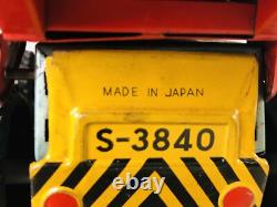 Y6631 TIN TOY Truck lorry car vehicle box Japan antique vintage interior decor