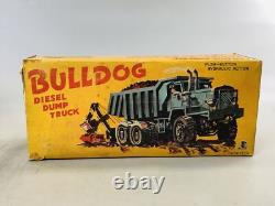 Y6631 TIN TOY Truck lorry car vehicle box Japan antique vintage interior decor