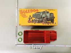 Y6631 TIN TOY Truck lorry car vehicle box Japan antique vintage interior decor