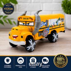 Yellow School Bus Toy Vehicle Kids Toy Car Truck Model Collectible